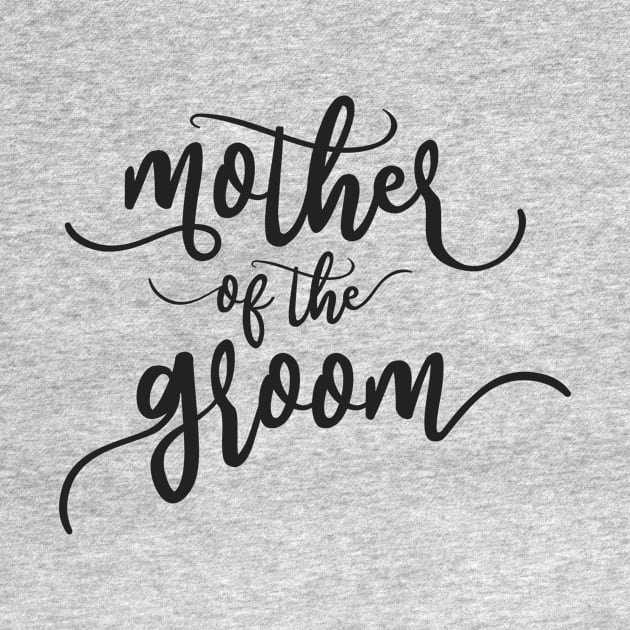 Simple Mother of the Groom Wedding Calligraphy by Jasmine Anderson